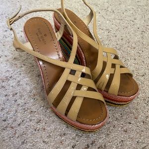 Kate Spade Rainbow Wedges